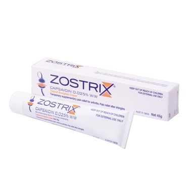 Zostrix 0.025% Topical Analgesic Cream 45g