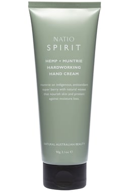 Natio Spirit Hemp + Muntrie Hardworking Hand Cream 90g