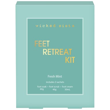 Wicked Sista Feet Retreat Kit Fresh Mint 1 each