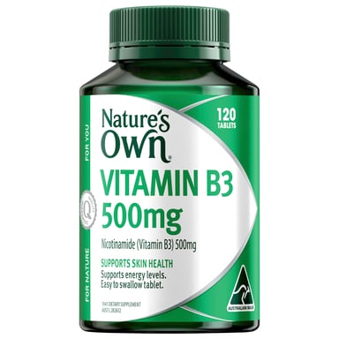 Nature's Own Vitamin B3 500mg 120 tablets