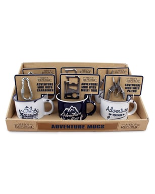 Men's Republic Adventure Mugs with Tool Assorted 1 each