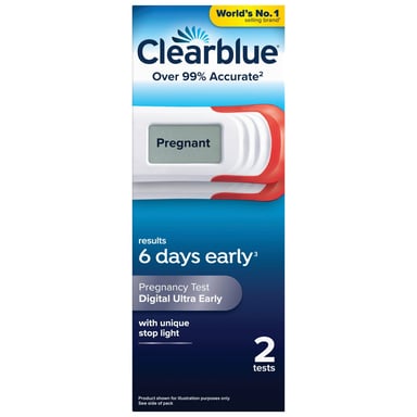 Clearblue Digital Ultra Early Pregnancy Test 2 pack