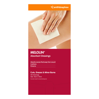 Melolin Dressing 10cm X 10cm - 1 each
