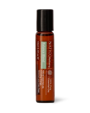 Natio Wellbeing Pure Essential Oil Blend Roll On - Balance 10ml
