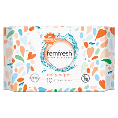 Femfresh Pocket Wipes 10 pack