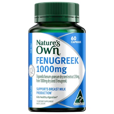 Nature's Own Fenugreek 1000mg - 60 capsules