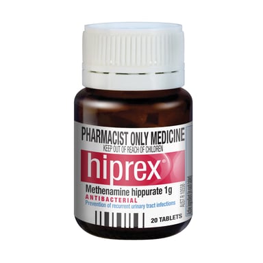 Hiprex Antibacterial 20 tablets