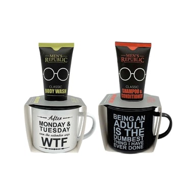 Men's Republic Mug & Grooming Kit Assorted 1 each