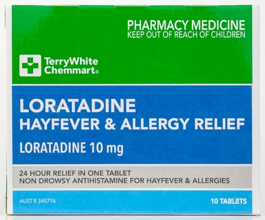 TerryWhite Chemmart Loratadine 10mg - 10 tablets