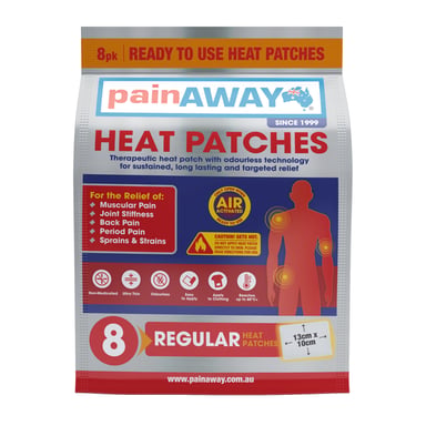 Pain Away Heat Patches Regular 8 pack