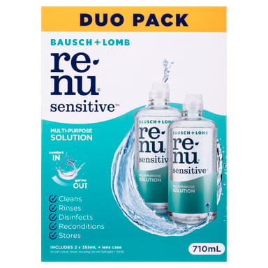 Bausch & Lomb Renu Sensitive Duo Pack 710ml
