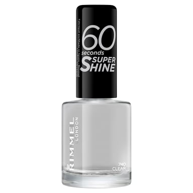 Rimmel 60 Seconds Super Shine Nail Polish 740 Clear 1 each