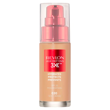Revlon Age Defying Triple Lift Foundation Soft Beige 030 - 30ml
