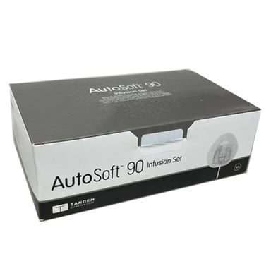 Tandem AutoSoft 90 Infusion Set t:lock (6mm/60cm) x 10