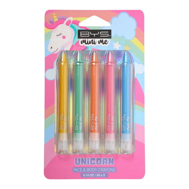 BYS Mini Me Unicorn Face & Body Crayons 5 piece