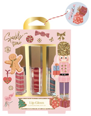GFA Festive Swirl Lipgloss Set 3 piece