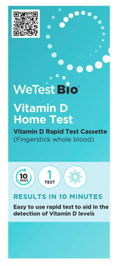 We Test Bio Vitamin D Home Test Kit 1 pack