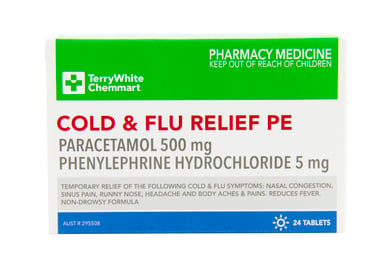 TerryWhite Chemmart Cold & Flu Relief 24 tablets
