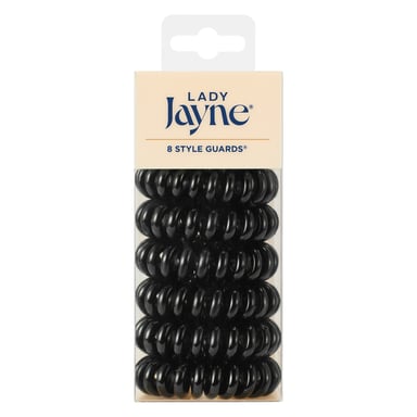 Lady Jayne Styleguards Elastics Black 8 pack