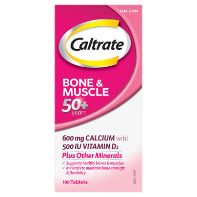 Caltrate Bone & Muscle 50+ Years 100 tablets