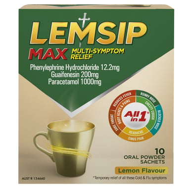 Lemsip All-In-One Hot Drink 10 sachets