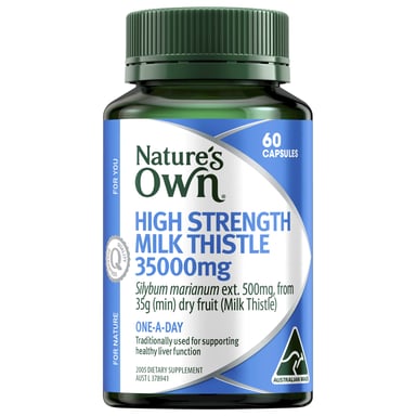 Nature's Own High Strength Milk Thistle 35000mg - 60 capsules