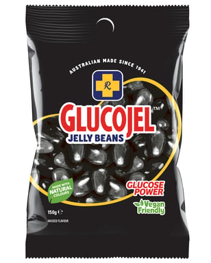 Gold Cross Glucojels Black 150g