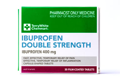 TerryWhite Chemmart Ibuprofen 400mg - 30 tablets