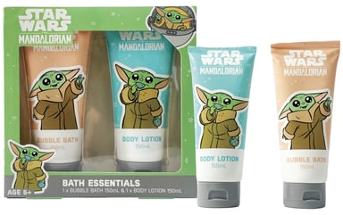 Star Wars The Mandalorian Grogu Bubble Bath Set 2 piece