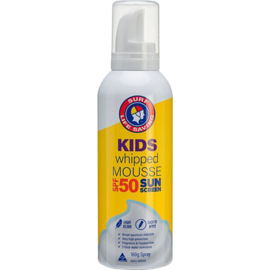 Surf Life Saving Kids SPF50 Whipped Mousse 160g