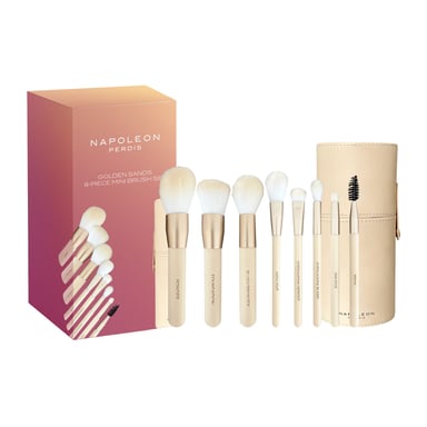Napoleon Perdis Golden Sands Mini Brush Set 8 piece