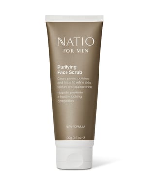 Natio For Men Purifying Face Scrub 100g