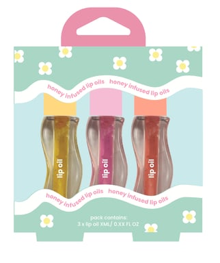GFA Honey Infused Lip Oil Set 3 piece