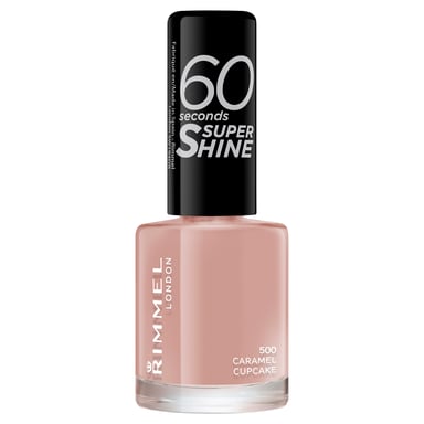 Rimmel 60 Seconds Nail Polish 500 Caramel Cupcake 8ml