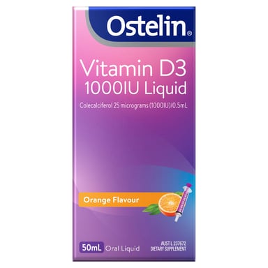 Ostelin Vitamin D3 1000IU Liquid 50ml