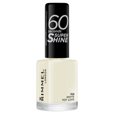 Rimmel 60 Seconds Nail Polish By Rita Ora 703 White Hot Love 1 each