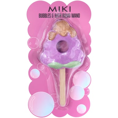 Miki Bath Bubble Wands Grape 100g