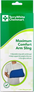 TerryWhite Chemmart Maximum Comfort Arm Sling 1 pack