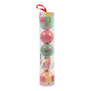 GFA Festive 5 Days Of Christmas Bath Bombs 5 piece