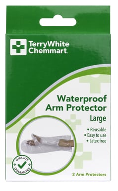 TerryWhite Chemmart Waterproof Cast Protector Arm Large  2 pack