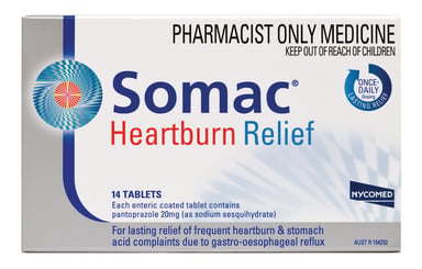 Somac Heartburn Relief 20mg - 14 tablets