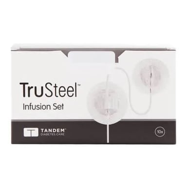 Tandem TruSteel Infusion Set t:lock (6mm/60cm) x 10