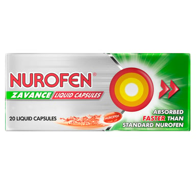 Nurofen Zavance 200mg - 20 liquid capsules