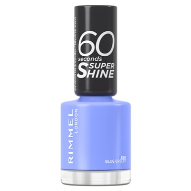 Rimmel 60 Seconds Super Shine Nail Polish #856 Blue Breeze 1 each