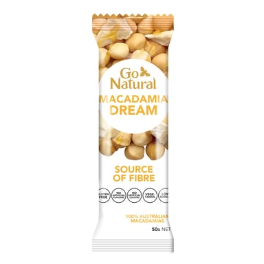 Go Natural Macadamia Dream Bar 50g