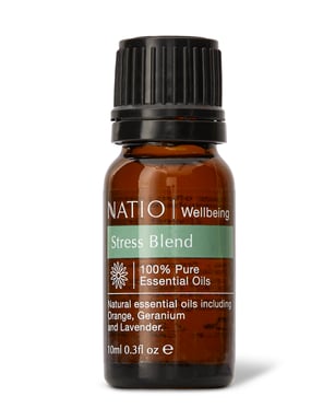Natio Wellbeing Pure Essential Oil Blend - Stress 10ml