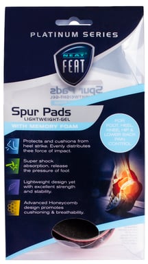 Neat Feat Platinum Spur Pads Medium 1 pair
