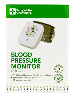 TerryWhite Chemmart Blood Pressure Monitor With Wide Range Cuff 1 each