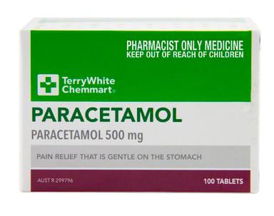 TerryWhite Chemmart Paracetamol 500mg - 100 tablets