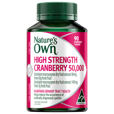 Nature's Own Cranberry 50,000mg - 90 capsules
